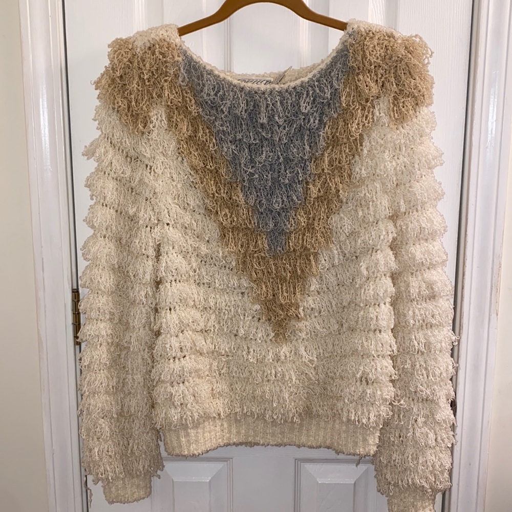 Vintage SIDE EFFECTS Women’s Loop Knit Sweater - L